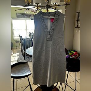 Lilly Pulitzer, navy and white dress